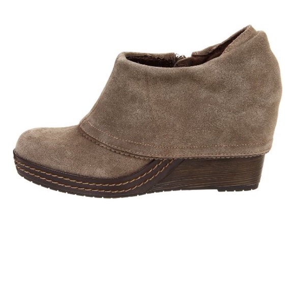 Dr. Scholl’s Balance Wedge Pump Suede Gray Size 8